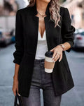 Amazon  new arrival: minimalist chic casual wool blend cardigan blazer