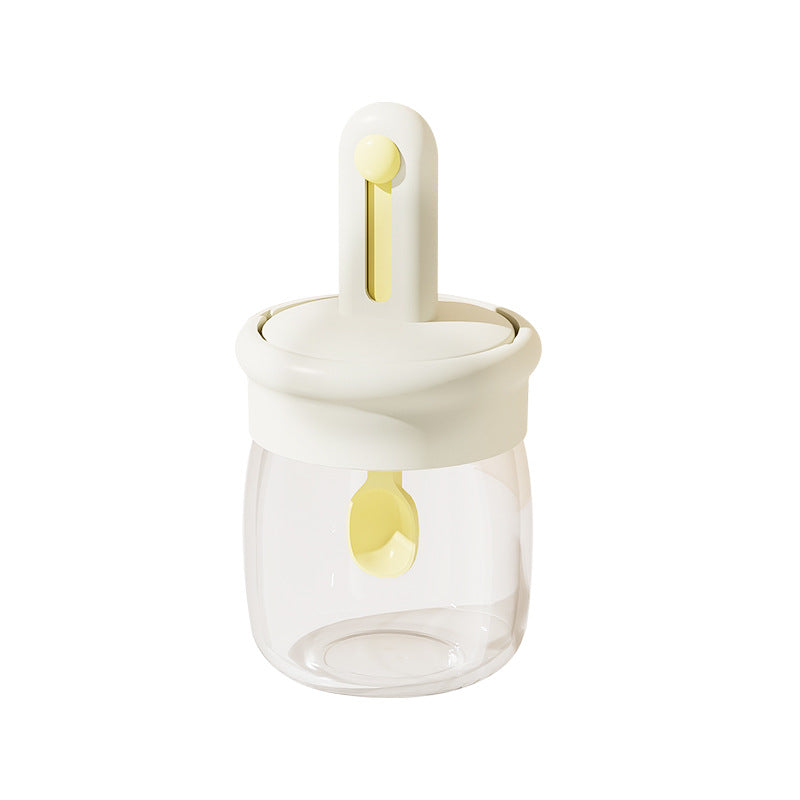 Spoon cover integrated telescopic seasoning can, one piece free shipping seasoning bottle, kitchen household seasoning can sealed moisture-proof seasoning box