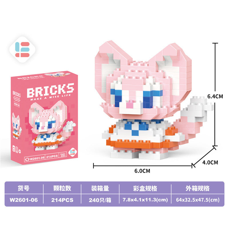 Trendy chinese mahjong diamond micro-particle children's educational building blocks - complete set, birthday gift, wholesale for street vendors