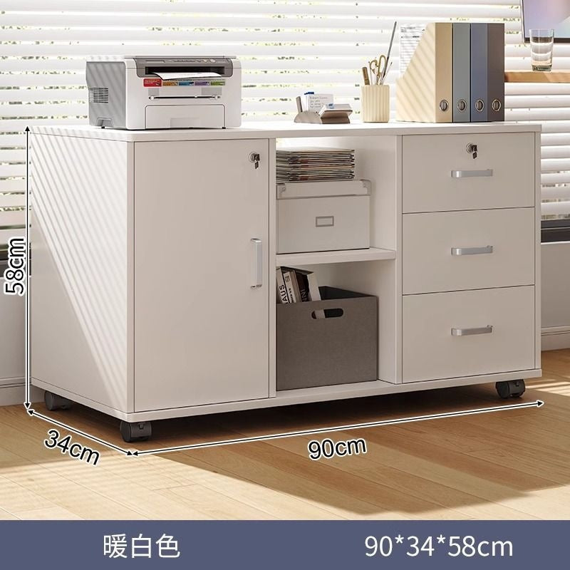 File cabinet table storage rack wooden side cabinet with lock storage cabinet storage cabinet office desk storage cabinet information cabinet