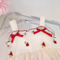autumn new arrivals: little girl princess mesh cardigan & suspender tutu skirt two-piece set, girls' floral dress