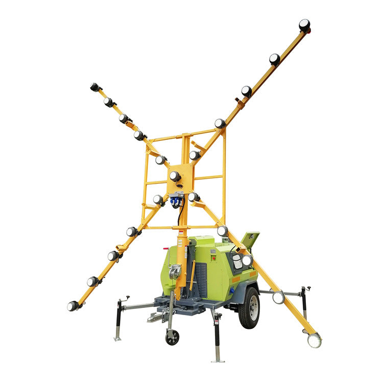 Mobile lighting vehicle, custom airport runway closure and maintenance lighting lighthouse, large-scale lighting in mining and oil fields