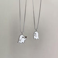 Halloween necklace wholesale fashion cross-border jewelry cartoon oil drop heart ghost pendant necklace couple necklace women