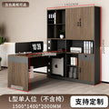 Staff desk and chair office financial computer table high cabinet furniture chair combination staff table modern screen card slot