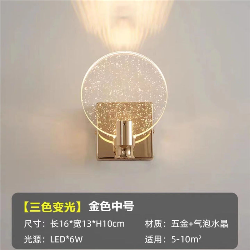 New arrival crystal wall lamp bedside lamp bedside wall lamp led wall lamp master bedroom room wall lamp casualpopular wall lamp