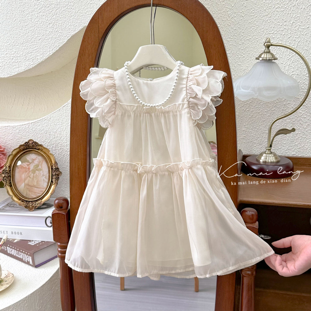 Girls' summer dress : lightweight, stylish, and cool - versatile chiffon dress for girls