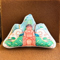 Trendy chinese style backrest pillow - large size sofa cushion, office lumbar support, chinese style lumbar pillow, college dorm bed headrest pillow