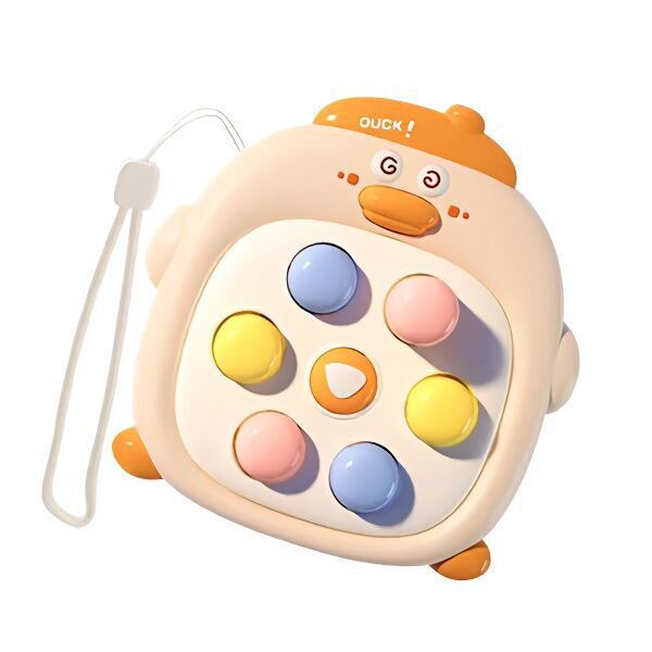 Palm whack-a-mole press and play: early education & brain development toy for babies & toddlers (0-1 year olds) - finger press fun for 6-month-olds & 8-month-olds