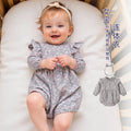 Newborn baby romper - autumn new arrivals: baby girl princess bodysuit, 100-day celebration outfit, long-sleeve autumn clothes for toddlers