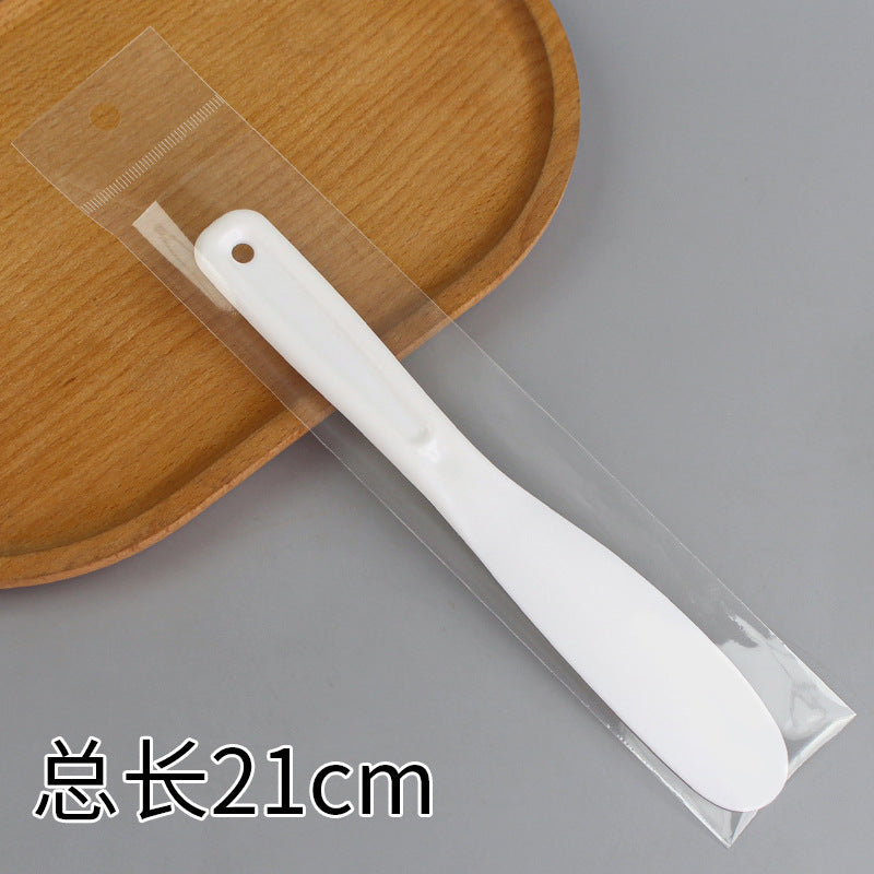 Wholesale facial mask applicator spatula set: plastic beauty mixing, stirring, scraping, and smoothing tools for face, body, and eye creams - crescent shaped spoons included