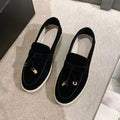 European and american export  new arrival: women's slip-on loafers, sizes 35-45, premium style, chanel-inspired, easy slip-on, rubber sole