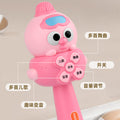 Kids' singing machine with large microphone speaker, early education voice changer microphone, multifunctional birthday toy for boys and girls, rechargeable