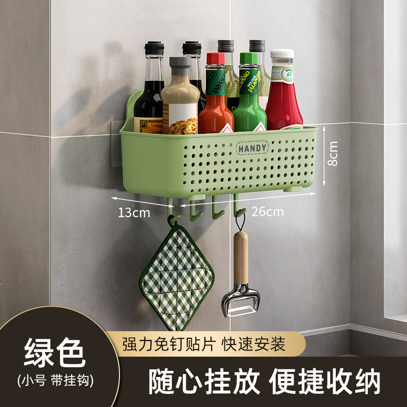 Kitchen Onion, Ginger, Garlic Shelf Wall-mounted Washing Wall Artifact Basket Box Various Multifunctional Vegetable Storage Baskets