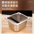 Export stainless steel coffee grounds bucket knocking barrel coffee powder storage bucket milk tea shop coffee equipment supporting equipment