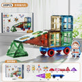 Magnetic cube magnetic thinking building blocks children's educational early education toys 3d magnetic building blocks cognitive geometry gift
