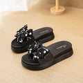Thick solebows slippers women's summer outwear heightening non-slip flip-flops fashion lady style popular sandals wholesale