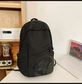 Student backpack - curved design, stylish and spacious. perfect for middle school, high school, and college students. ideal for travel, commuting, and everyday use. multifunctional and trendy