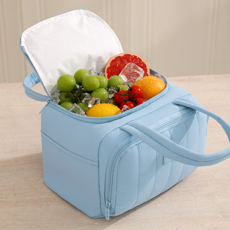Beilian Cross-border Lunch Box Bag High Value Portable Large Capacity Bento Bag Picnic Commuter Insulation Fashion Lunch Bag