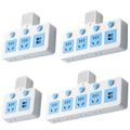 Multi-functional wireless home power strip with usb ports, night light, and plug adapter