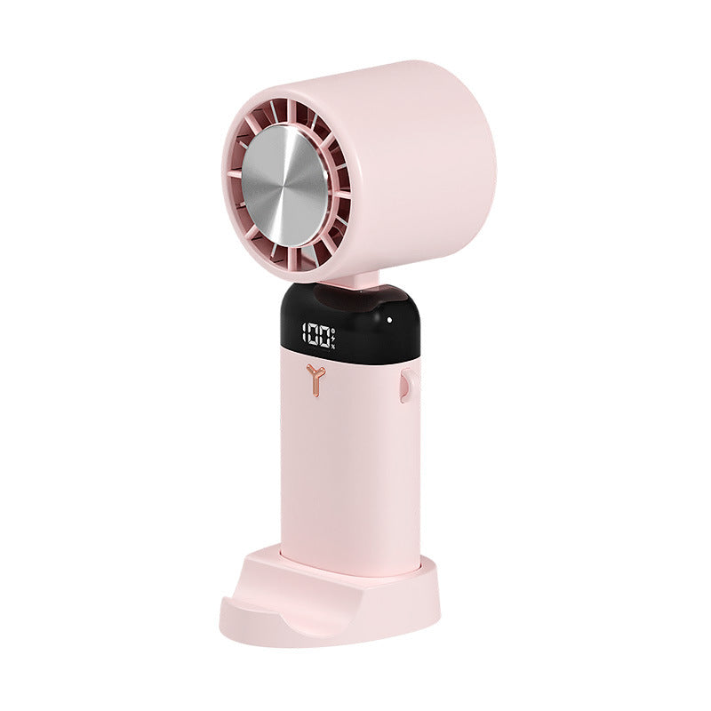 new arrival refrigeration handheld fan mini foldable with digital display silent desktop outdoor ice compress hanging neck fan