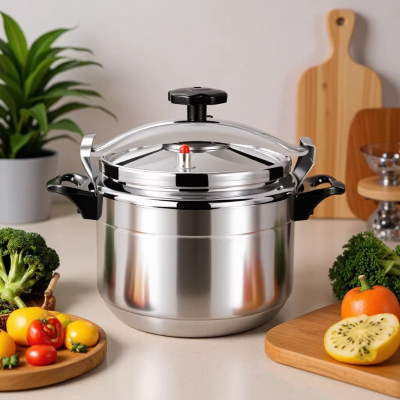 Customized cross-border aluminum pressure cooker for home large-capacity soup pot multi-functional stew pot open flame special explosion-proof pressure cooker