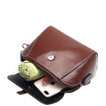 Oil wax cowhide women's bag shoulder crossbody women's bag practical multi-compartment casualfashion coin purse shell bag