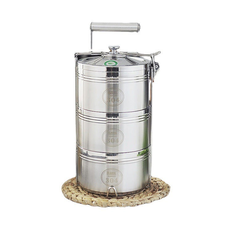 Shunjia yi 304 stainless steel vacuum insulated lunch box - multi-layer, leak-proof bento box for adults and students