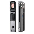 Face recognition fingerprint lock anti-theft door fully automatic password lock for homedigital lock cat eye smart lock factory wholesale