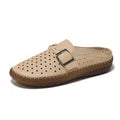 Women's fashionable perforated white sneakers - spring/summer  new collection - breathable, hollow-out design, plus size available