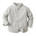 Boys' long-sleeve shirt - spring collection: stylish outerwear, candy-colored casual jacket, preppy style kids' shirt