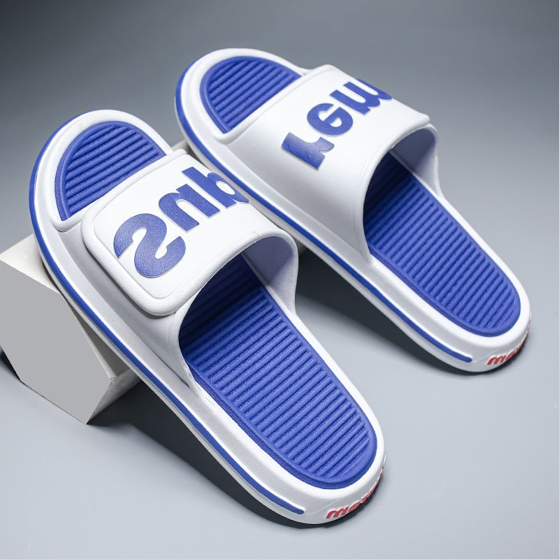 2023 new men's summer slippers: stylish, minimalist, indoor/outdoor, non-slip, wear-resistant, and super comfortable. wholesale available