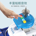 Kids large storage boat artificial boat with light and music for boys and girls fire engineering gliding model car airplane