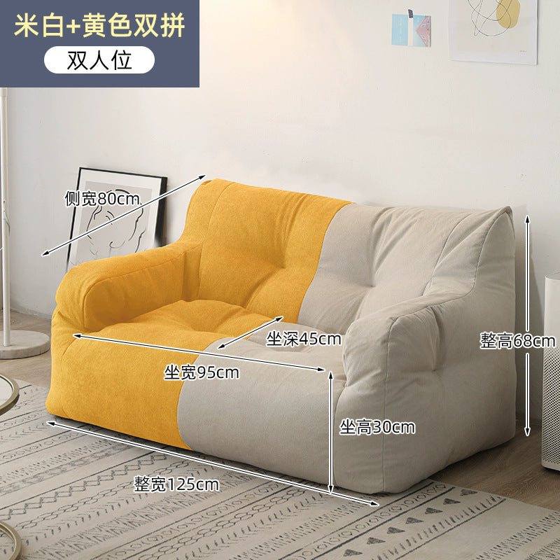Factory direct lazy sofa tatami doublepopular rental house can lie down and sleep bedroom dormitory bean bag sofa