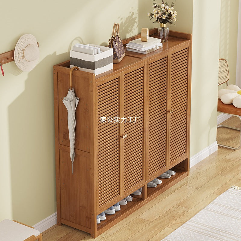 Simple shoe rack at home, large-capacity shoe cabinet at the door, cabinet for storing shoes, dustproof 40 pairs of shoes, new door cabinet