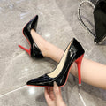 Export high heels bed women's stiletto heels 2026 new arrivalsummer black red bottom super high heels sexy pointed toe flats