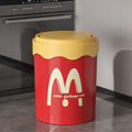 Accessible luxury large capacity trash can cute for home creative bathroom good looking bedroom office living room paper basket