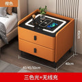 Smart nightstand modern bedroom home light luxury minimalist smart wireless charging multifunctional fingerprint lock practical cabinet