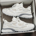 Men's shoes 2026 new summer breathable mesh casual sneakers men's versatile chunky sole trendy shoes height increasing dad shoes