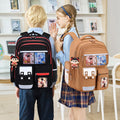 New nezha backpack for boys and girls, grades 1-6: spine protection, lightweight design, and extra-large capacity