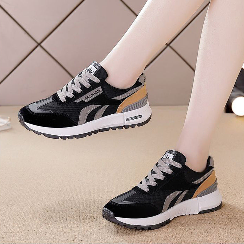 Women's sneakers: 2025 summer new arrivals - lightweight running shoes for students, dad shoes, casual, versatile, breathable, couple's agnes shoes