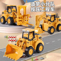 Toy car children's engineering vehicle press excavator inertia pull back car puzzle bulldozer press suit 1-6 years old