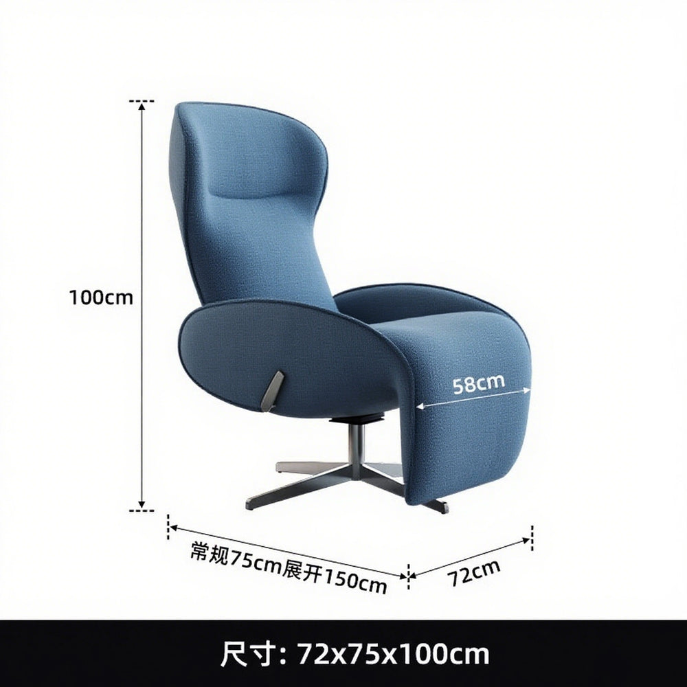 Zero gravity recliner for villa living room, balcony, bedroom, study - single sofa bed, lazy sofa, rocking chair