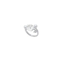 Xiaohongshu best selling gentle and cool camellia ring for women classytrendyeasiest for match open ring pearl hand jewelry