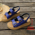 Women's summer casual slides - one-strap buckle sandals - retro korean style - plus size casual beach shoes -  collection