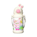 Kids' 316 stainless steel insulated tumbler - stylish straw cup, keeps drinks cold, portable & drop-proof, cartoon design for students