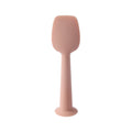 Amazon hot-selling all-in-one silicone soft spatula spoon baby cream applicator with suction cup - wholesale baby care supplies