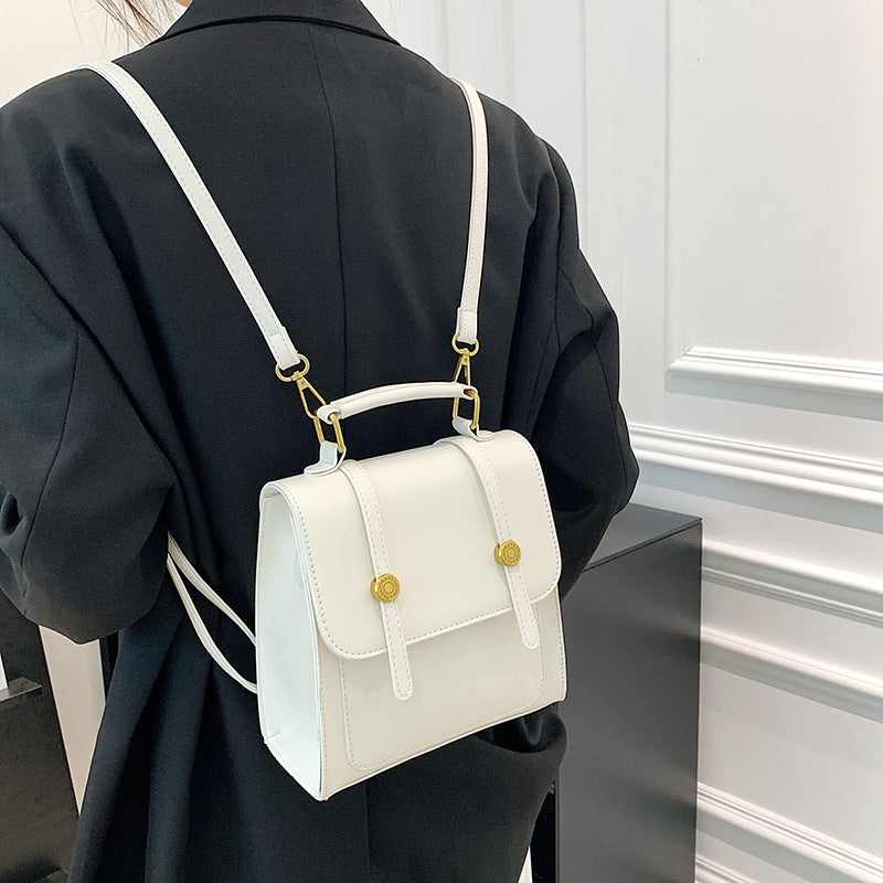 Direct approval of  new women's bags, fashionable and casual shoulder messenger bags, simple portable college style large-capacity backpacks