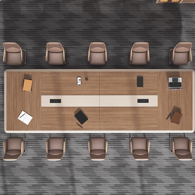 Saint li painted conference table long table high-end large conference room bench meeting and negotiation table and chair combination