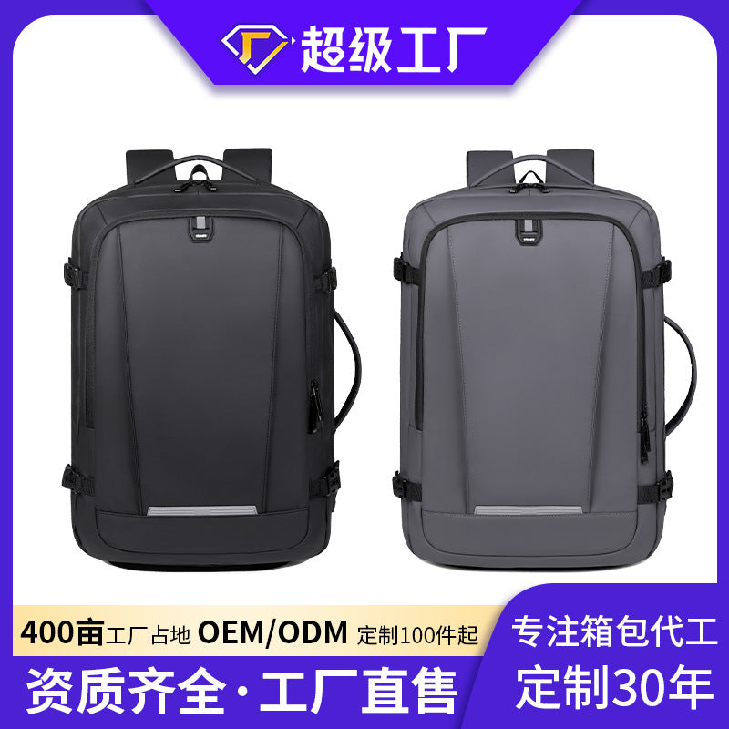 Business men's bag casualcasual blank backpack backpack white label plus printed logo source factory luggage personalized