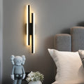 Modern minimalist linear wall sconce - bedroom bedside, living room background, wall lamp - minimalist light luxury aisle corridor led light